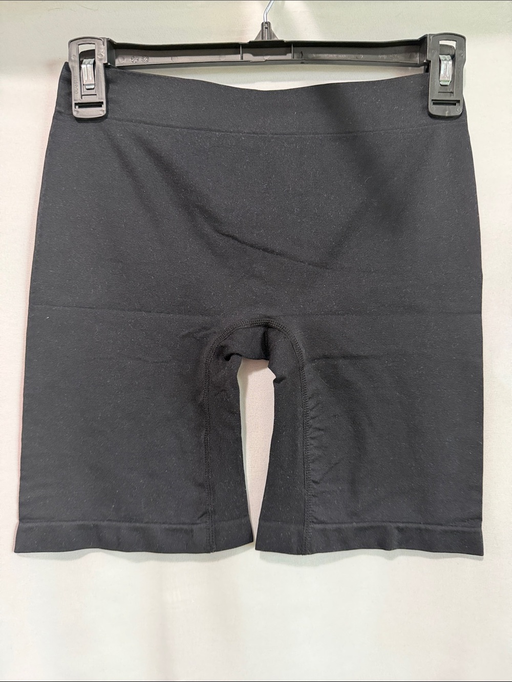 High-Rise Black Women’s Bike Shorts with Supportive Waistband